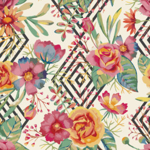 Modern Flowers & Diamonds