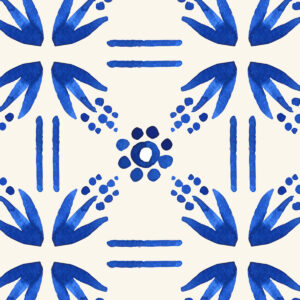 Vibrant Blue Tiles